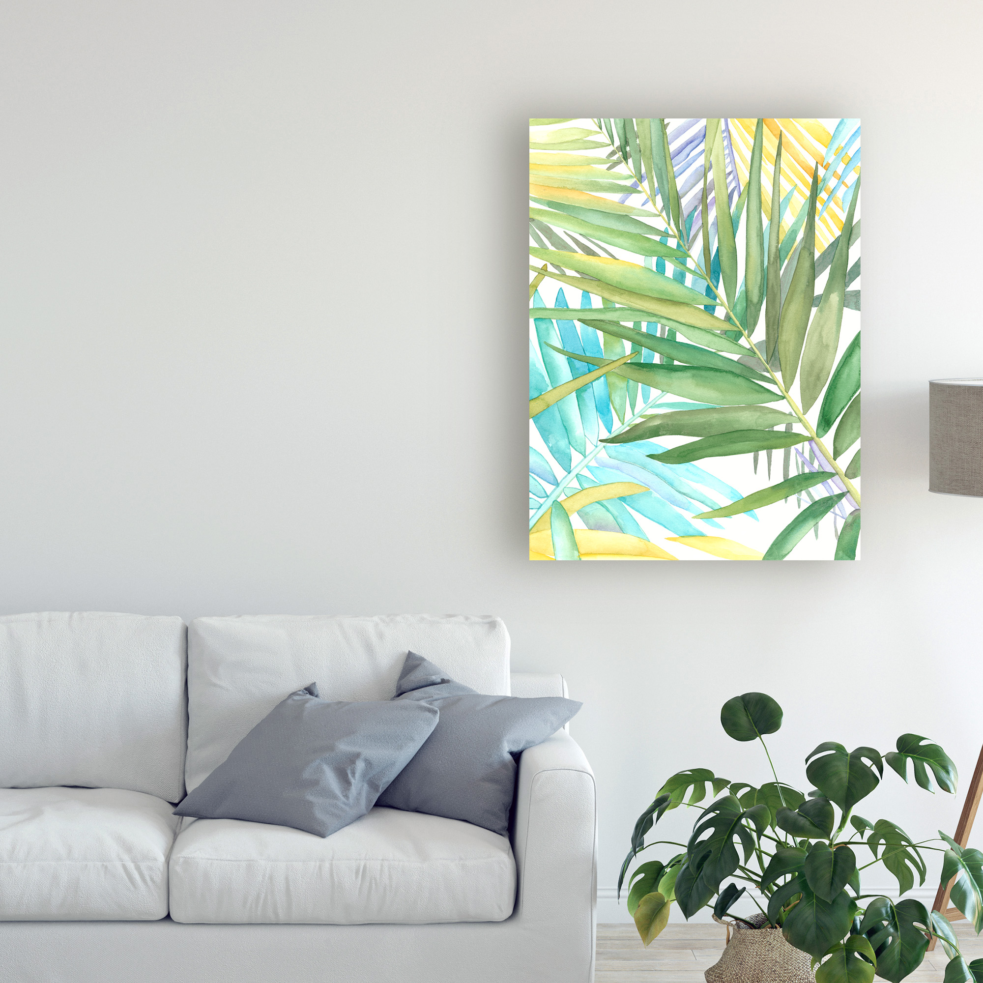 Trademark Fine Art 'Tropical Pattern II' Canvas Art by Megan Meagher