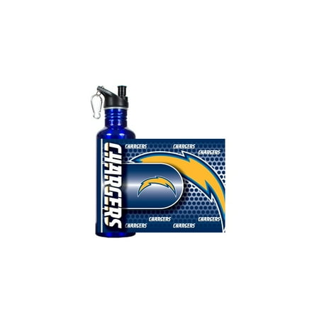 360 Water - NFL Chargers Blue 360 Wrap Stainless 26oz Water Bottle