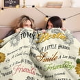 thumbnail image 3 of Best Friend Blanket, OUXIOAZ Best Friend Birthday Gifts for Women to My Bestie Blanket Friendship Blanket for BFF, Bestie, Sister, Teen Girls, Birthday Gift for Best Friend 50"x60", 3 of 6