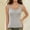 Gray, variant on Women's U-Neck Stretch Knit Tank Top, Slim Fit Solid Sleeveless Layering Vest for All-Season Daily Casual Inner Wear (Beige,S)
