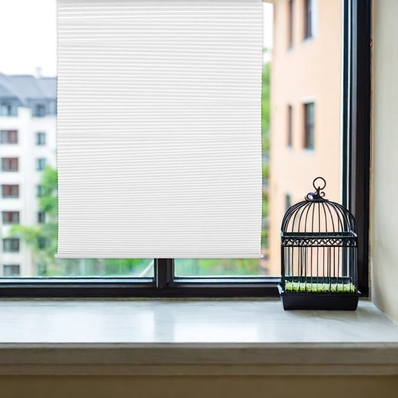 IFANLANDOR Cordless Cellular Window Shades White Light Filtering Honeycomb for Office