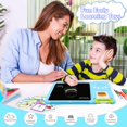 thumbnail image 2 of 510 Words Talking Flash Cards LCD Writing Tablet for 3-8 Years Toddlers, Drawing Board Pad Toy for Boys Girls Kids Birthday Gifts, Preschool Montessori Speech Therapy Autism Toys, Blue, 2 of 7