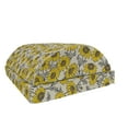 thumbnail image 1 of Yellow Foot Rest, Grunge and Vintage Style Concept of Chamomiles with Leaves Blooming Floral Design, Non-Slip Backing Ergonomic Memory Foam Leg Support for Office, Grey Yellow, by Ambesonne, 1 of 5