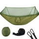 thumbnail image 1 of Hamaca para acampar con red para caminatas al aire libre, viajes, patio trasero,  verde Zulema  Hamaca con Red, 1 of 8