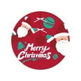 thumbnail image 1 of D Christmas Tree Bottom Skirt With Santa Snowflake Pattern Polyester Material For Holiday Home Decor And Seasonal Celebration, 1 of 7