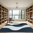 thumbnail image 2 of ODIKA 4'x6' Machine Washable Non-Slip Area Rug, Abstract Gray High Traffic Rug, Gray, 1050846, 2 of 7
