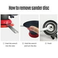 thumbnail image 5 of Shinysix Pneumatic Sander, 5'' Air Palm Orbital Sander for Efficient Sanding, 5 of 7