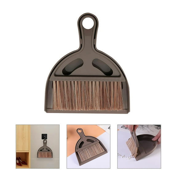 HONMEET 1 Set Handheld Broom Plastic for Desktop Car Interior 11.8x6.7x1.2in