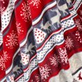 thumbnail image 2 of Christmas Throw Blanket,Holiday Christmas Reindeer Snowflakes Fannel Blanket, Winter Blanket for Couch Bed Living Room, 50"x60", 2 of 7
