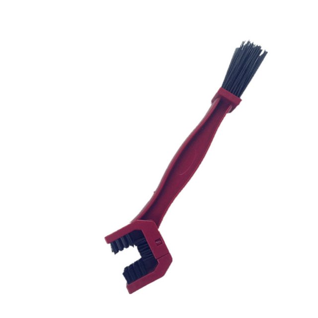 maskred Brosse de Chaîne pour Pédalier de Moto Outil de Nettoyage de Roue Libre Rouge