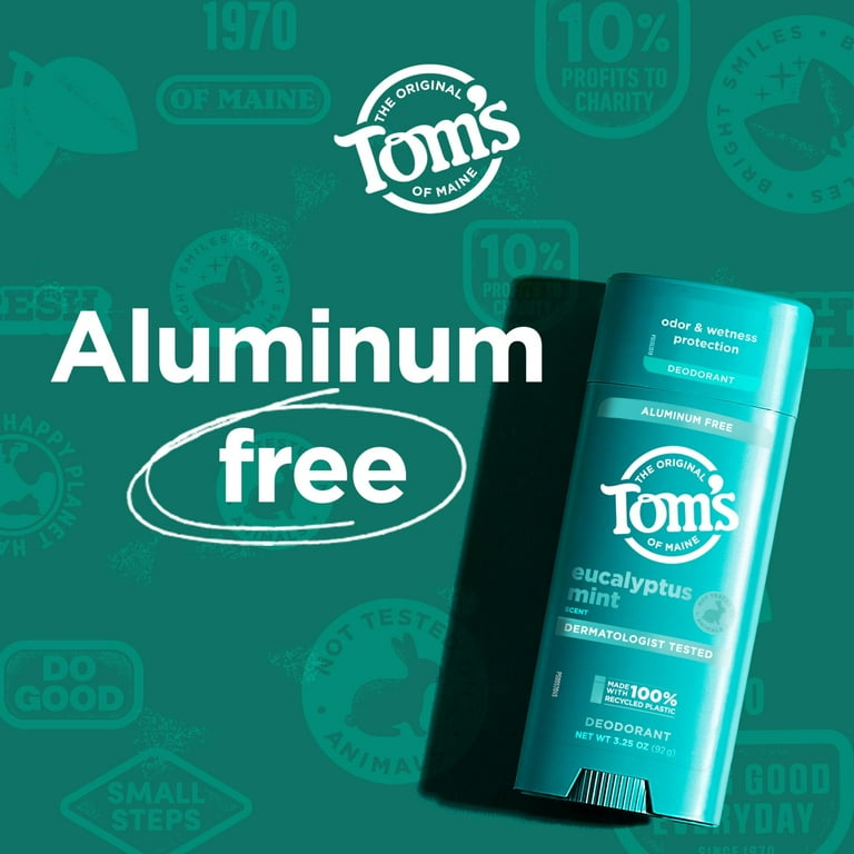 Tom's of Maine Eucalyptus Mint Aluminum Free Natural Deodorant For