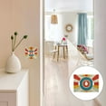 thumbnail image 7 of Yayeee Toggle Light Switch Wall Plate 3-Gang 6.37"x4.48" Decorative Outlet Cover, Colorful Circles, 7 of 7