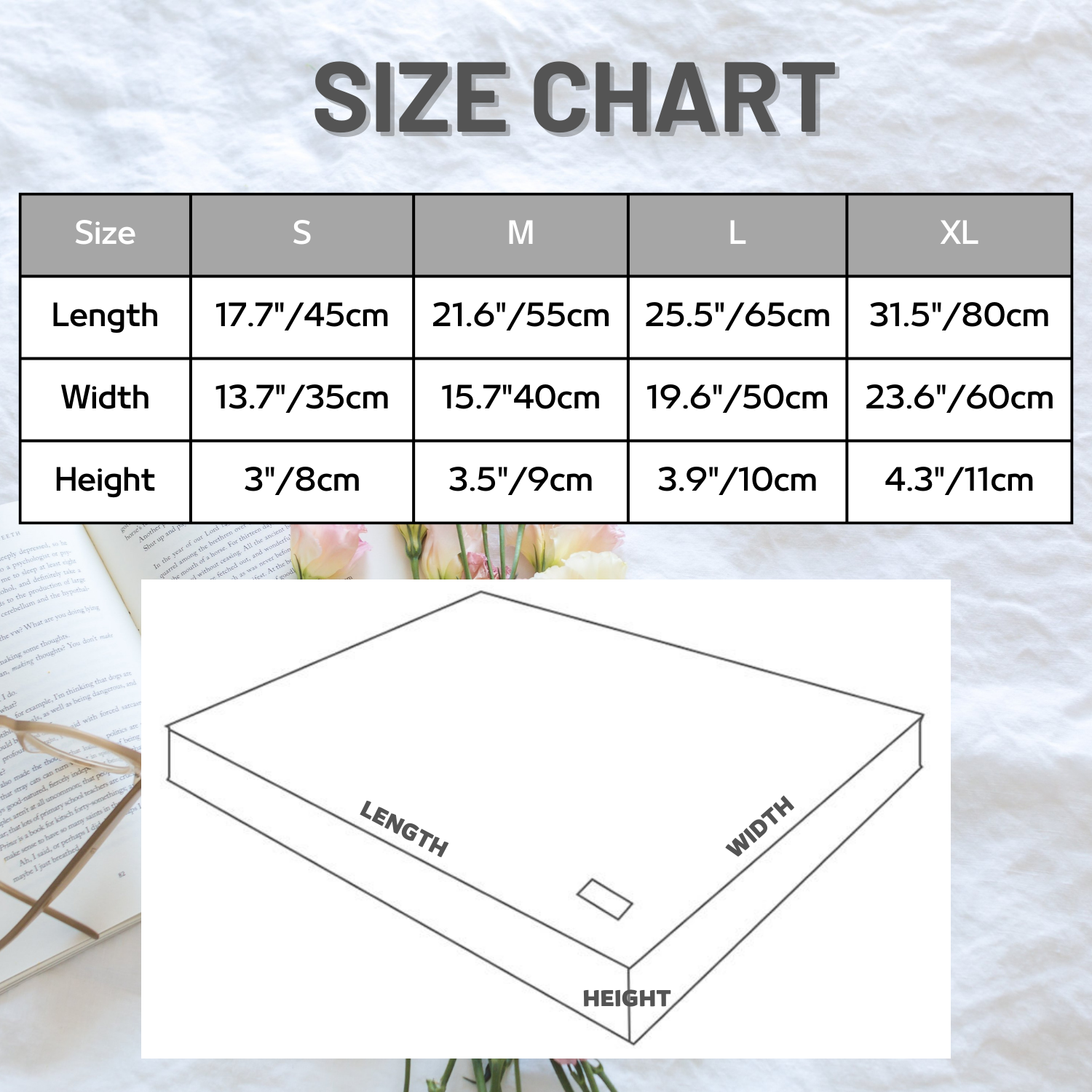 Dog Bed, Waterproof Dog Bed with Removable Washable Cover, Pet Bed Mat Suitable for Cats Small Medium Dogs 1-40 Pounds Gray L
