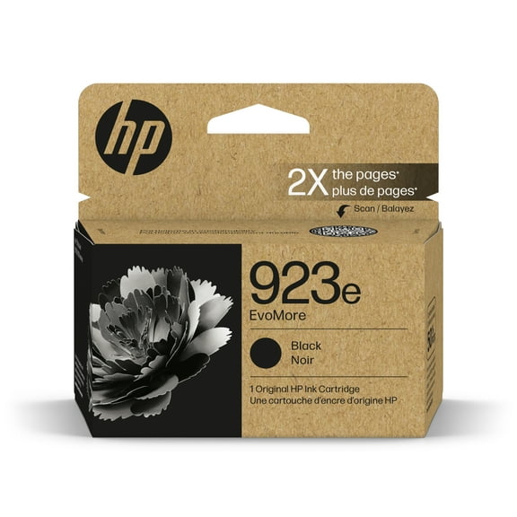HP 923e EvoMore Black Original Ink Cartridge