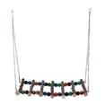 thumbnail image 3 of Pet Swing Suspension Bridge, Interesting Easy To Install Multicolored Pet Chewing Toy Durable Safe With Hanging Chain For  Double Beads Seventh Order, 3 of 8