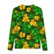 thumbnail image 4 of Blusas y camisas de manga larga con cuello redondo y estampado de San Patricio para niños, blusa informal de manga larga con cuello redondo, blusa de poliéster para niñas, 4 of 4