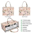 thumbnail image 2 of Large Capacity Tote Bag,Chihuahua and Flower Florals Handbag Fashion Luxury Tote Bag,15.7"x13"x 5.1" Inches,Laptop Compatible, 2 of 6