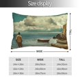 thumbnail image 2 of Salouo Serene Coastal Blue Sky Pattern Pillow Cases,1PC Pillow Covers with Envelope Closure Decorative Pillow Case for Bed Couch,Pillows Not Included-14"x20", 2 of 6
