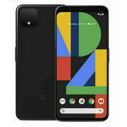 Google Pixel 4 (64GB, 4GB RAM) 5.7", IP68 Water Resistant, Snapdragon 855, GSM/CDMA Factory Unlocked (AT&T/T-Mobile/Verizon/Straight Talk) Black (Refurbished)