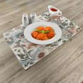 thumbnail image 2 of Ambesonne Floral Eucalyptus Place Mats Set of 4, Tender Garden, Standard Size, Pale Rose Slate Blue, 2 of 5