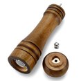 thumbnail image 2 of Salt and Pepper Mill, Solid Wood Pepper Mills with Strong Adjustable Ceramic Grinder 8inch - Kitchen Tools, 2 of 8