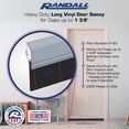 thumbnail image 3 of Randall Manufacturing V-63-GB All-Season Door Sweep Heavy Duty Aluminum with Rubber Seal 36 in, 3 of 6