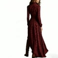 thumbnail image 3 of Women Outwear Fashion Printing Maxi Dress Elegant Outfits Female New Casual Gown Casual Boho Midi Dress for Women French Retro Women's Clothes Vestido De Festa Elegante Feminino Luxo, 3 of 3