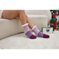 thumbnail image 3 of LEMZONE Women's Winter Slipper Socks Warm Cozy Fuzzy Fleece-lined Cabin Socks with Grippers, 3 of 4