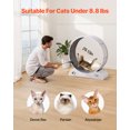 thumbnail image 4 of VEVOR Cat Exercise Wheel 31.5 in Large Indoor Cat Running Wheel Treadmill White, 4 of 9