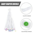 thumbnail image 2 of PTOOTP 50pcs Adjustable Diaper Belt Diaper Fastening Buckle Elastic Belt Prevent Leaks for Infants, 2 of 6