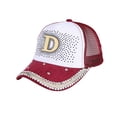 thumbnail image 3 of Breathable Sequin Baseball Cap for Men Women Adjustable Casual Sports Hat, 3 of 6