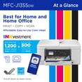 thumbnail image 4 of Brother INKvestment MFC-J1355DW Wireless Color Inkjet All-in-One Printer with Automatic Duplex Printing, ADF, and 1.8” Color Display, 4 of 13