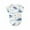 Grey, variant on MIASHUI Baby Onesie Boys Girls Summer Short Sleeve Romper Bodysuit Outfits,White,6-9 Months