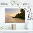 thumbnail image 1 of Expansive Tropical Beach Evening - Modern Seascape Canvas Artwork, 1 of 3