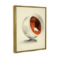 thumbnail image 4 of Stupell Industries Cat in Modern Chair Animals & Insects Painting Gold Floater Framed Art Print Wall Art, 17 x 21, 4 of 10