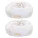 thumbnail image 1 of Hilo de Algodón 100% Uxcell 2 Pcs 3.53oz Por Madeja 137yards Blanco/Marrón, 1 of 6