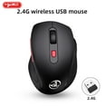 thumbnail image 4 of Ckraxd 2.4G Wireless Gaming Mouse USB Rechargeable 1600DPI Adjustable Optical Mouse for PC, 10m Range, Comfortable Design, 6 Buttons, 4 of 9