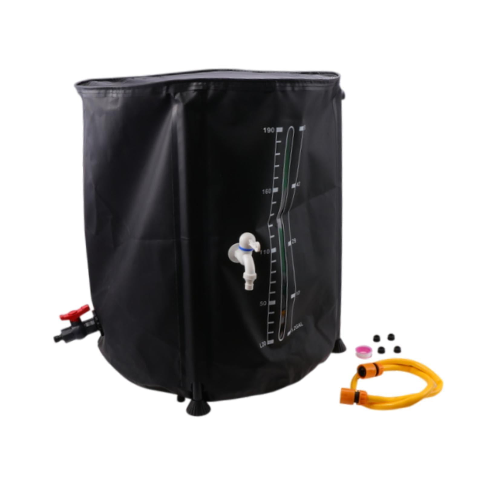 Fzaqwen Folding Rain Water Catching System Portable Rain Barrel 200 Liters Water Storage