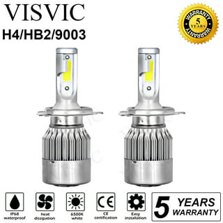 H4/9003 LED Headlight Bulbs 120W 25000LM GX Series Brightest 6500K Cool  White | 2 Bulbs
