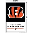 thumbnail image 2 of NFL Cincinnati Bengals - Logo 21 Wall Poster with Magnetic Frame, 22.375" x 34", 2 of 4