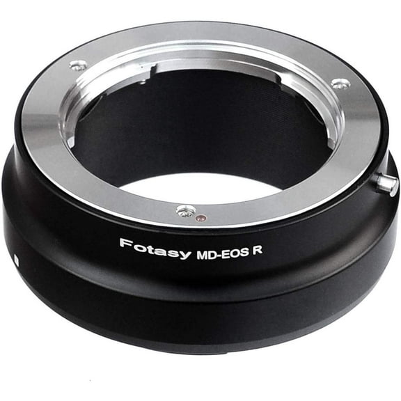Fotasy Minolta MD Lens to Canon EOS RF Mount Mirrorless Camera Adapter, Compatible with Minolta MD MC Rokkor Lens Lense & Canon Mirrorless Camera EOS R RP R3 R5 R6 Ra