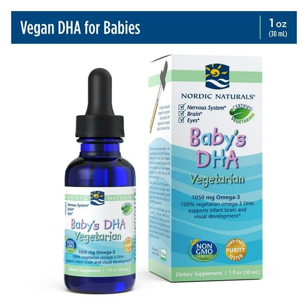 Nordic Naturals Baby's DHA Vegetarian, 835 Mg Omega3s, 1 Fl Oz