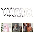 thumbnail image 2 of MasteelfCA 24Pcs U-shaped Pearl Scarf Brooch Pin Headscarf Muslim Hijab Fixed Pin Clips, 2 of 8