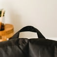 Big Joe Milano Bean Bag Chair, Black Smartmax, Durable Polyester Nylon