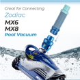 thumbnail image 3 of 2 Pack Suction Fitting Adapter Hose for Zodiac Mx8 Mx6 Pool Cleaner (x77094), 3 of 4