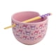 thumbnail image 2 of Bowl Ramen con Palillos, Diseño Kuromi y My Melody Kawaii Sanrio, Tazón para Sopas, Fideos y Snacks, Capacidad 592 ml, 2 of 26