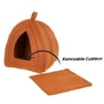 thumbnail image 3 of Petmaker 80-TB8801-TAN Cozy Kitty Tent Igloo Plush Cat Bed - Brown, 3 of 7