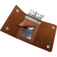 thumbnail image 1 of FIONCCI Genuine Leather Keychain for Men and Women with Clasp Closure - Handmade by experienced craftsmen - Storage bag - Various Genuine Leather Models, 1 of 1