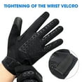 thumbnail image 6 of Savior Heat Full-Finger Bike Gloves Outdoor Breathable Anti-Skid Shock Workout Gloves for Men&Women Cycling Fishing Clambing Accessories,Black, 6 of 9