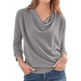 thumbnail image 2 of Long Sleeve Shirts for Women Clothing T Shirts for Women Ladies 2025 Summer New Gradient Tie Dye Printing Trend Women's Short Sleeves Spring Tops for Women 2025 Womens Blouses, 2 of 4